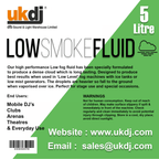 Dense Low Smoke Fluid 5L for Low Smoke ( Dry Ice Effect ) Machines
