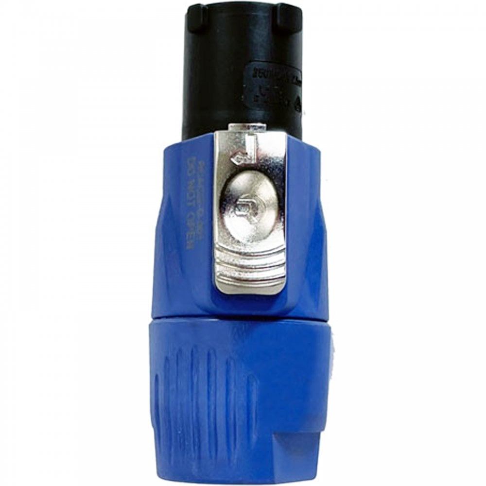 2-10M PowerCON Twist Lock Lead to UK Mains Plug 13A