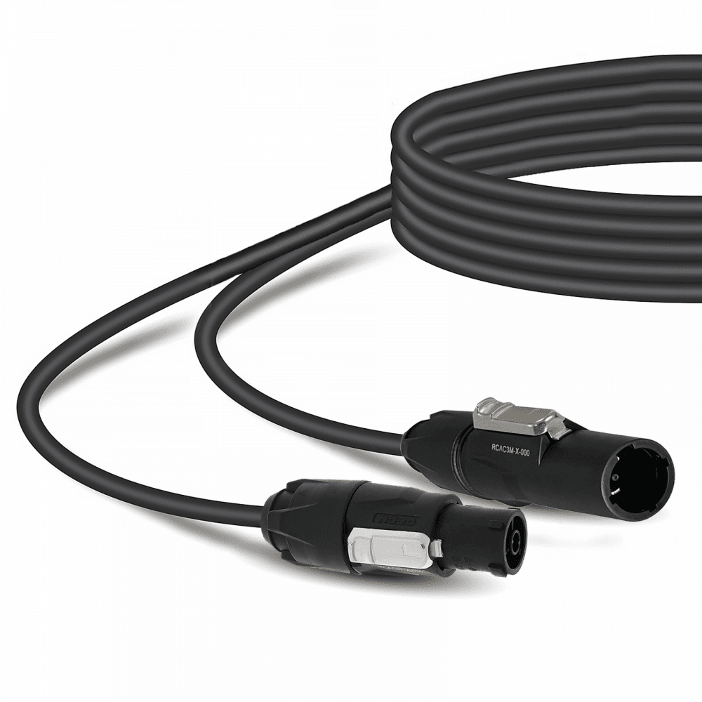 1-10M PowerCON Lead TR1 FX to TR1 MX Mains Cable