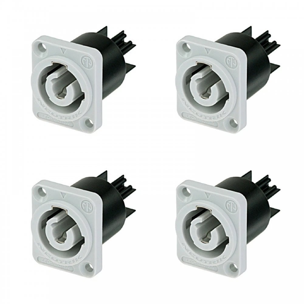 4x PowerCON Power Cable Chassis Connector NAC3MPB-1