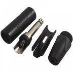 NP2X-BAG 6.35mm Mono Black Metal Jack Plug