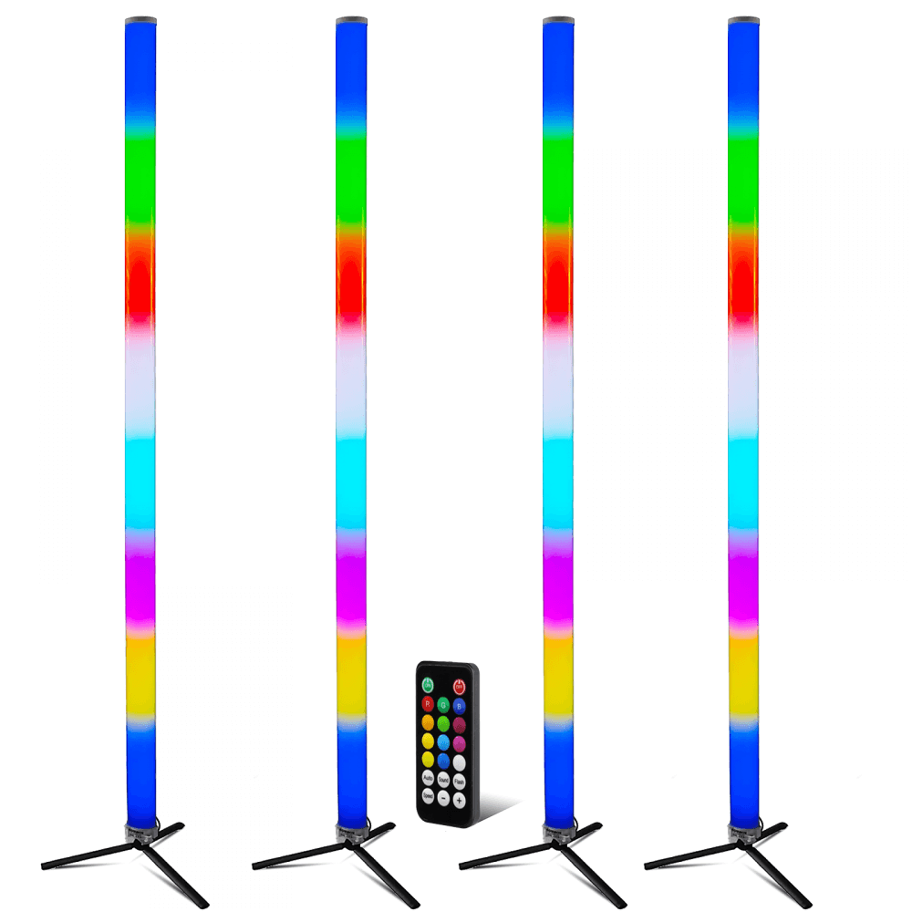 Pulse Tube XL 1.5M Colour Changing LED Effect 4 Pack