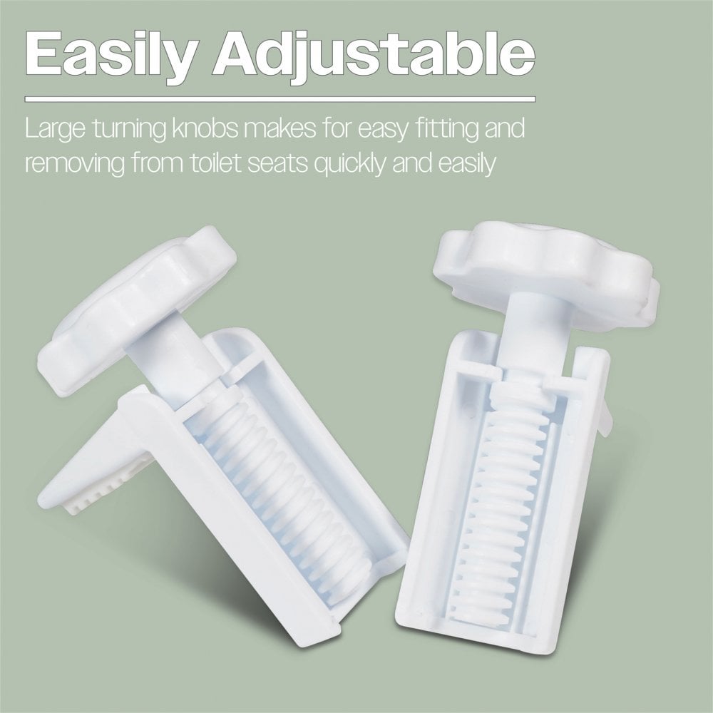 4 Inch Senator Plastic Raised Toilet Seat TPR Padding