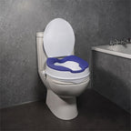 4 Inch Senator Plastic Raised Toilet Seat TPR Padding and Lid