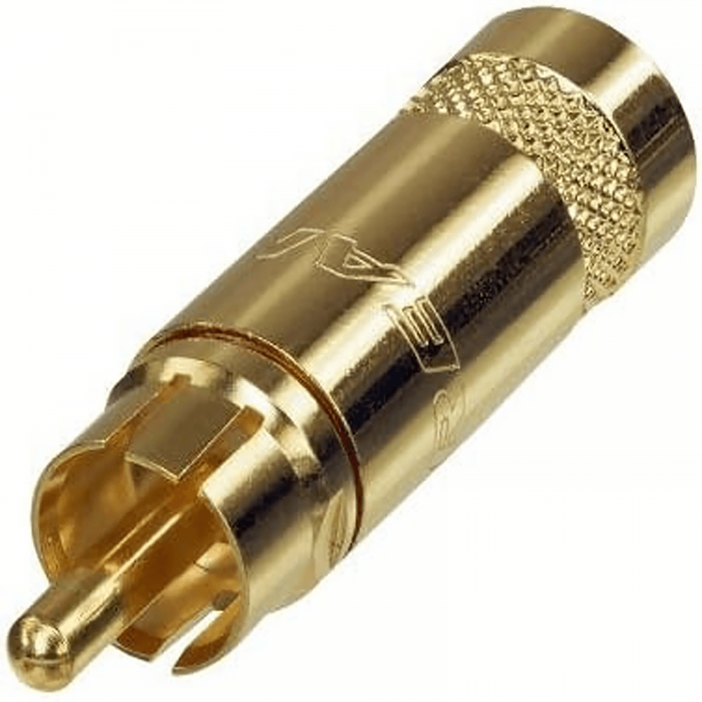 NYS352AG Premium RCA Phono Connector Plug Gold Plated