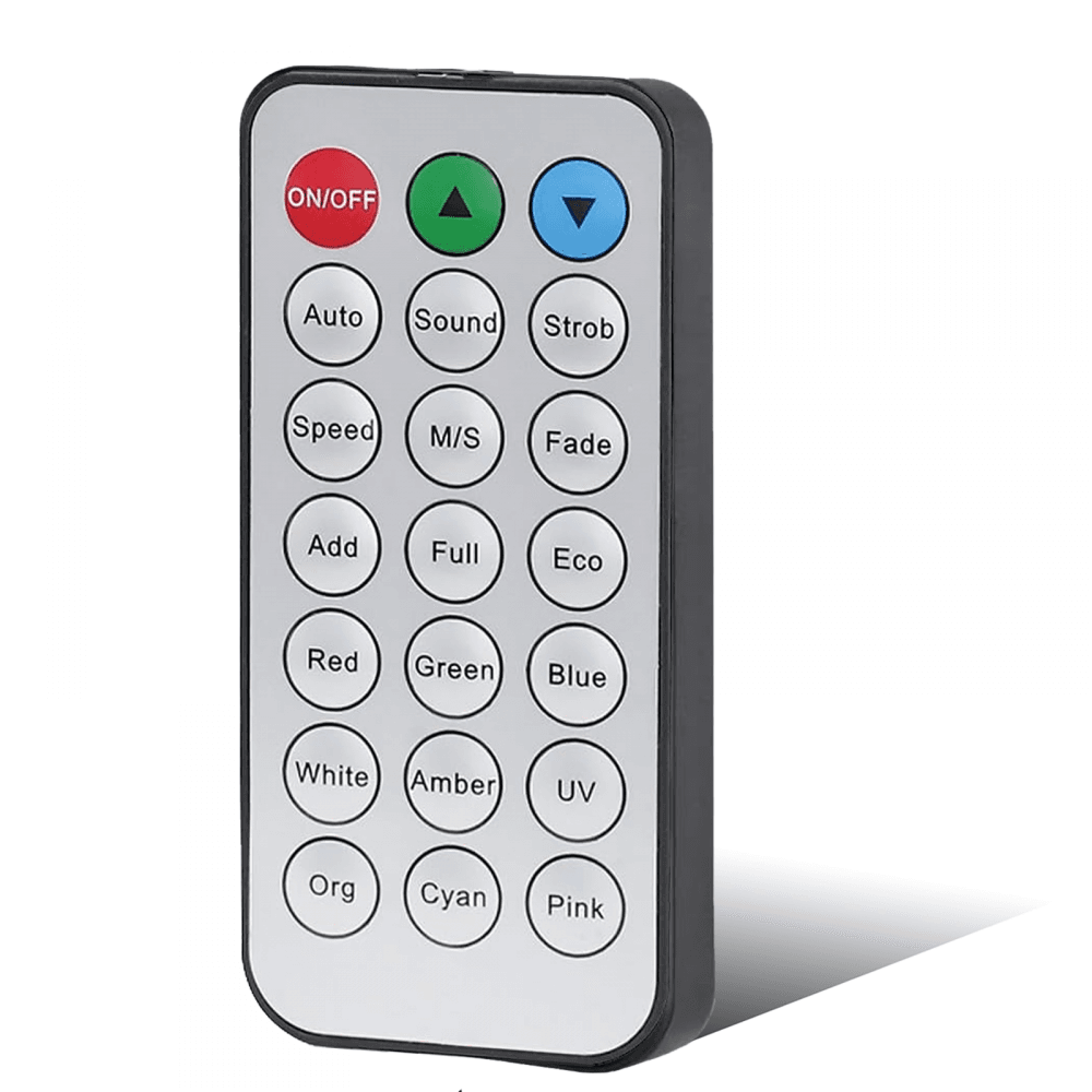 IR Remote for LEDJ QB1 RGBA HEX Uplighting Effects IRC V2.0