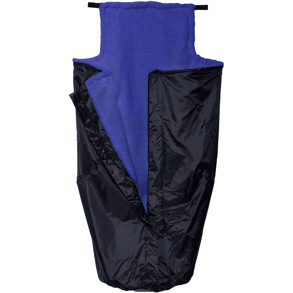 Wheelchair Cosy Fleece-Lined Navy Blue WaterProof Blank Fleece