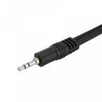 3.5mm Stereo Plug to 2 x 6.3mm Mono Plugs Lead
