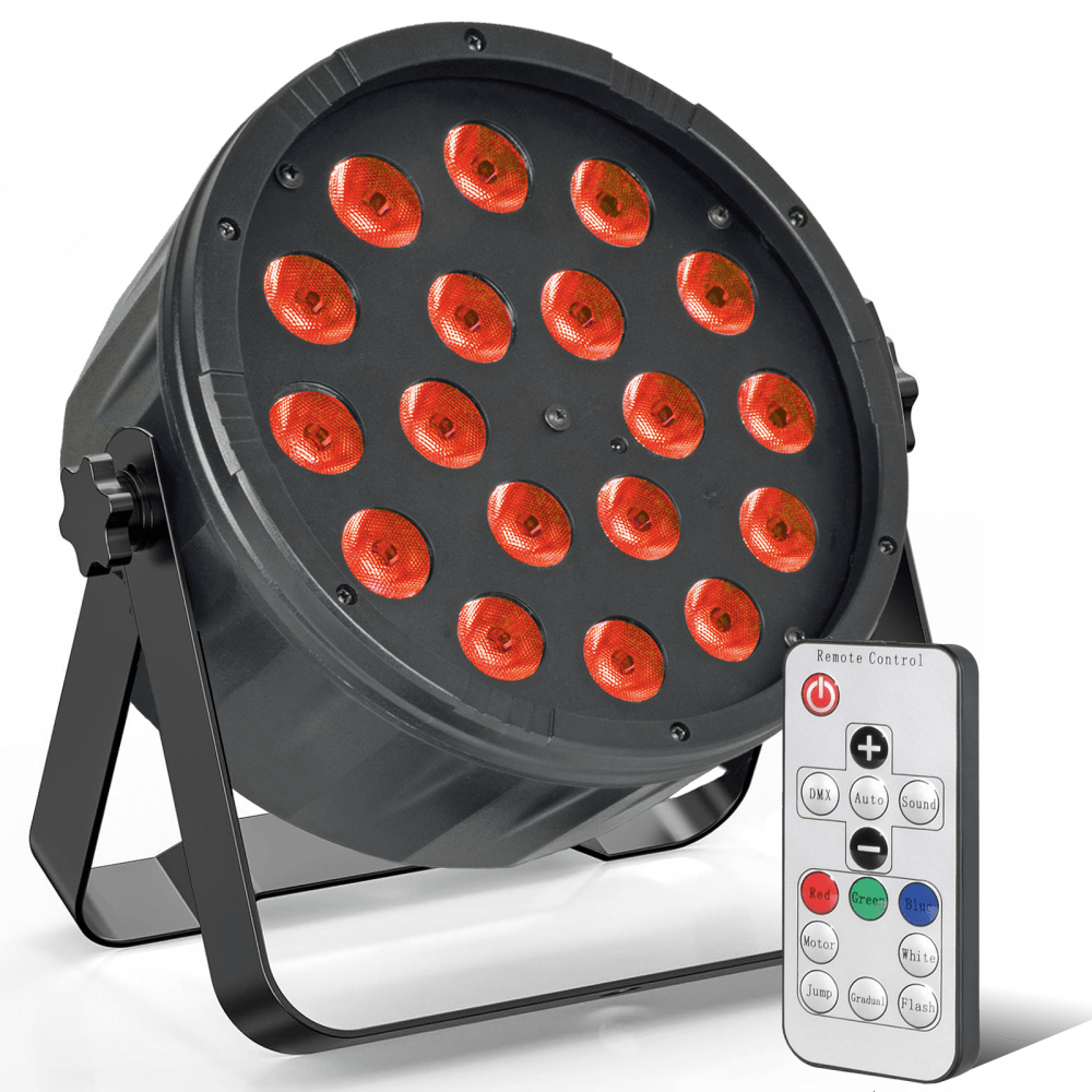 Par100 18 Tri LED Par Light Fixture inc Remote