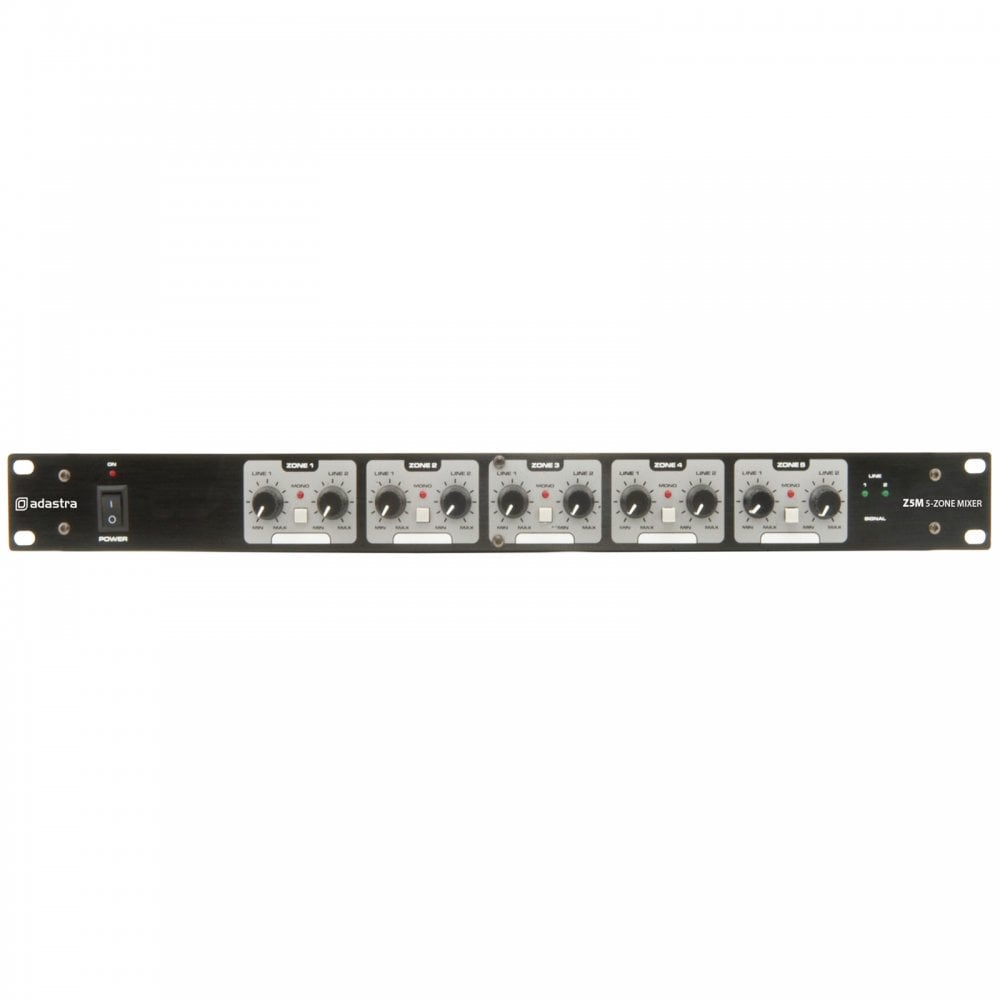 Z5M 5 Zone Mixer Rack Mountable Five-Zone Distribution