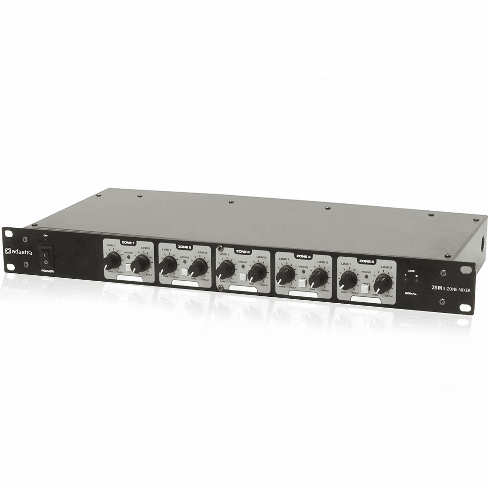 Z5M 5 Zone Mixer Rack Mountable Five-Zone Distribution