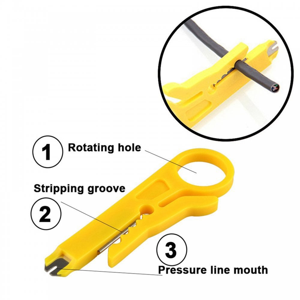 3 in 1 Cutting Crimping & Wire Stripper Tool for Network Installations
