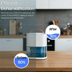 Compact 200ml Per Day Dehumidifier Ultra Quiet