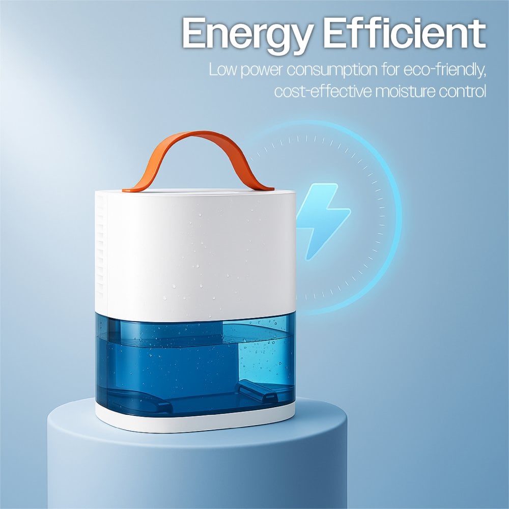 Compact 200ml Per Day Dehumidifier Ultra Quiet