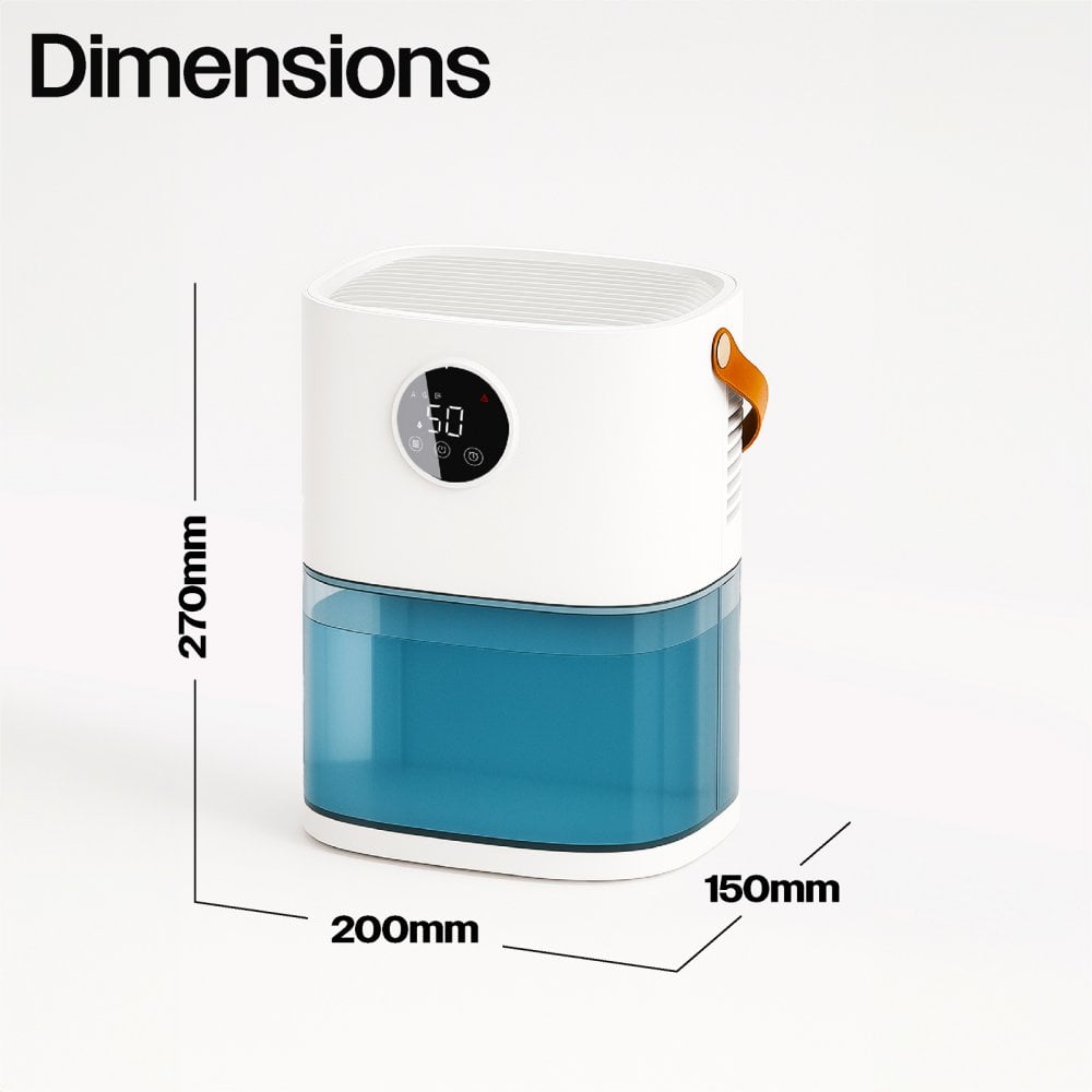 Compact 430ml Per Day Smart Dehumidifier Ultra Quiet