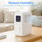 Wall or Freestanding 500ml Per Day Smart Dehumidifier Peltier