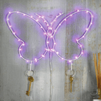 LED Night Light Butterfly Shaped with Key Holders
