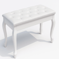 White Piano or Keyboard Bench