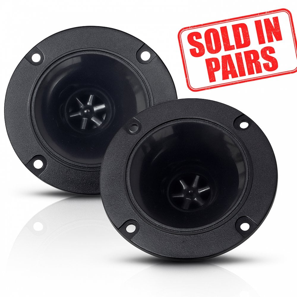 Pair of Round Piezo Horn Tweeter 35 Watt RMS