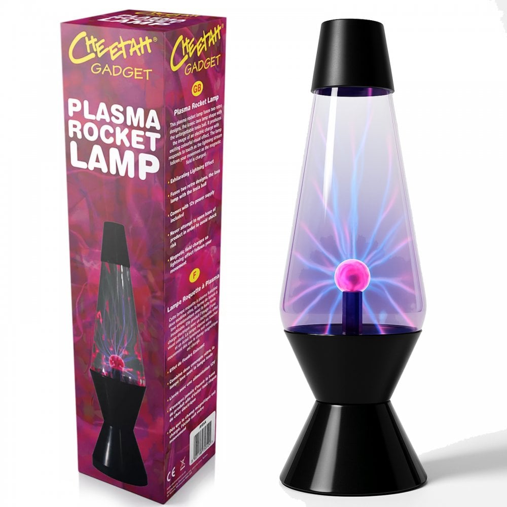 Retro 60s-70s Plasma Rocket Lamp Ligthning Effect
