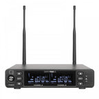 1960V3 Twin UHF Headset Lapel Wireless Radio Microphones CH70