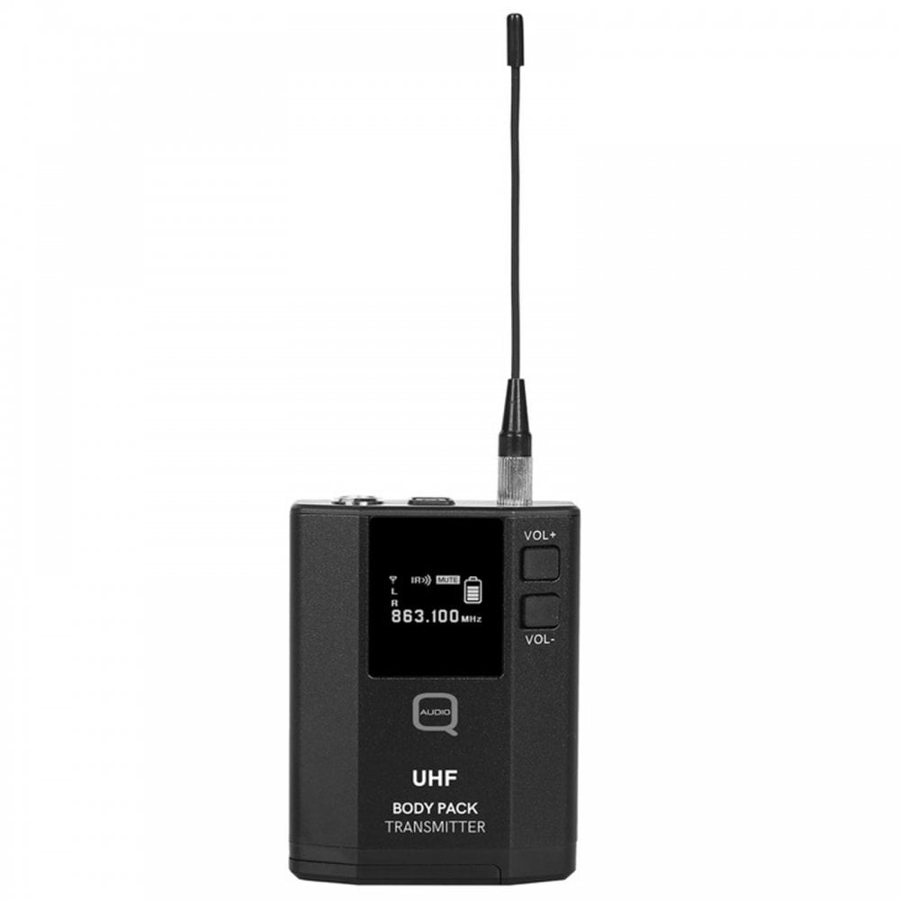 1960V3 Twin UHF Headset Lapel Wireless Radio Microphones CH70