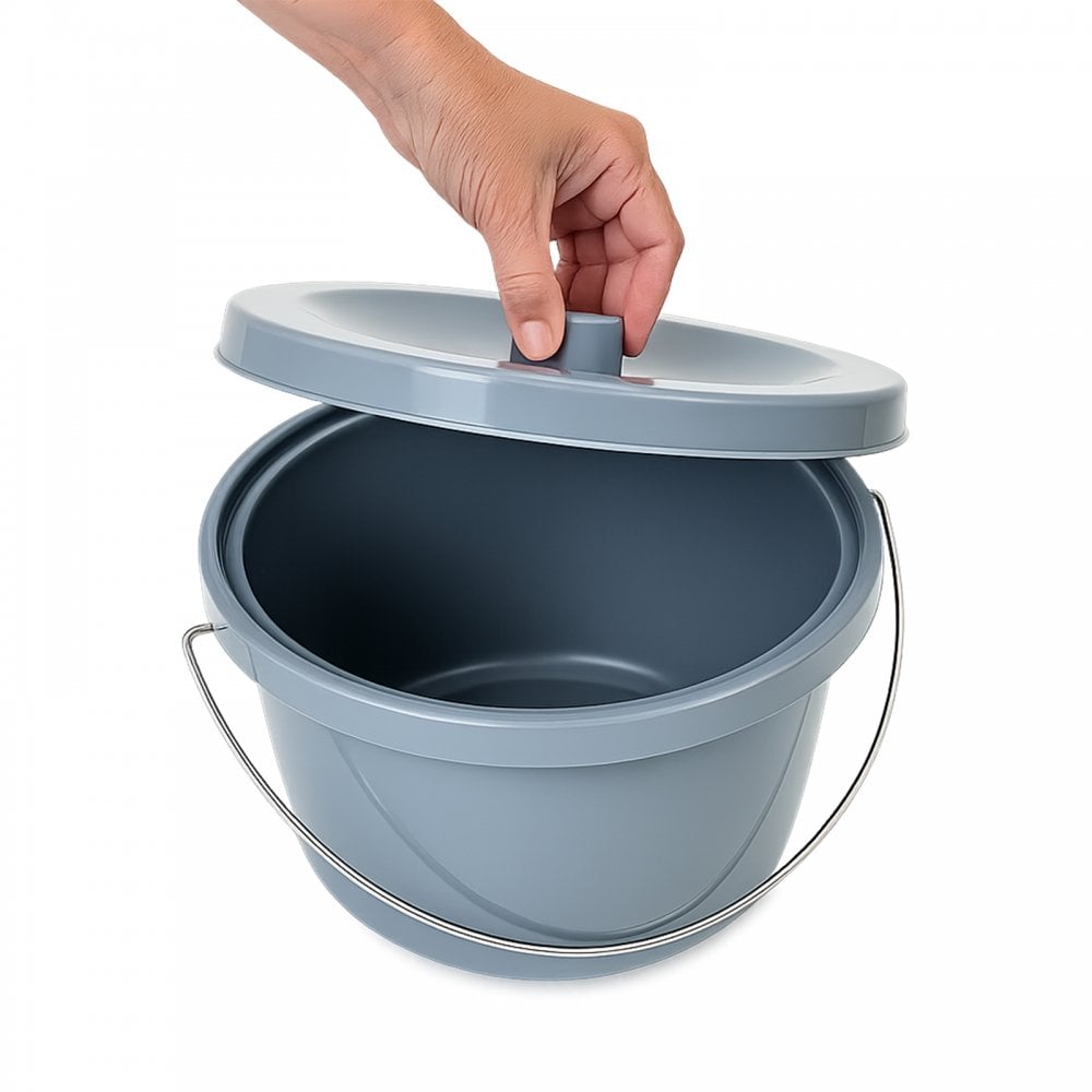 7.5L Commode Bucket and Lid