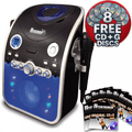 Karaoke Machine with Flashing Party Lights Package