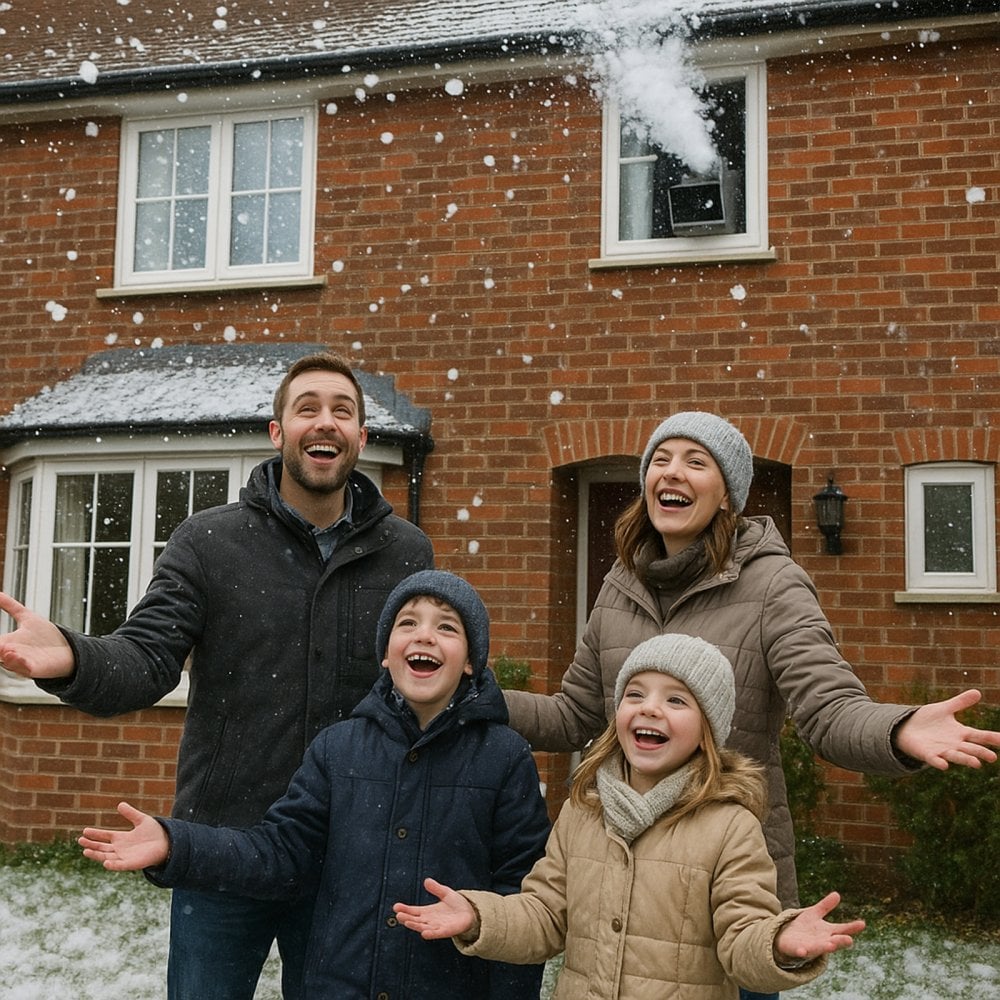 4 x 5L UK Snow Fluid For Artificial Snowflake Effect Machines
