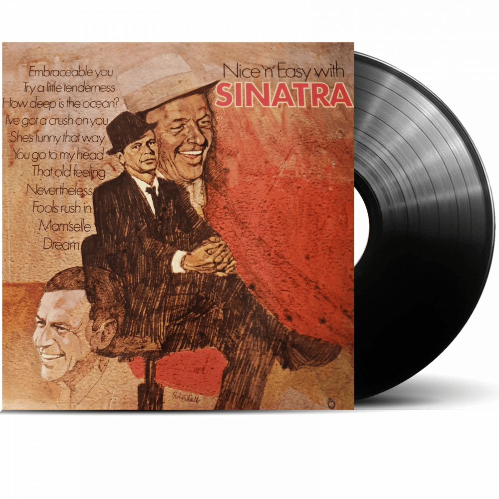 Vinyl Record of Frank Sinatra Title Nice ’n’ Easy with Sinatra