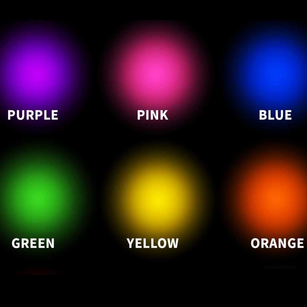 LED GLS ES Light Bulbs 6w Multi Coloured Lamps Festoon Home
