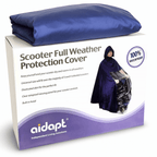 Lightweight Rain Coat Mobility Scooter Hooded Cape Mac Waterproof Poncho