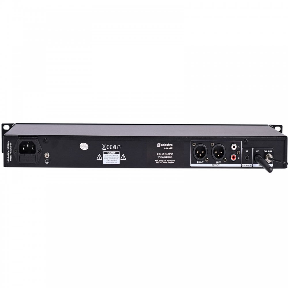 AS-6 Audio Source Multi-Format Player DAB CD USB and Bluetooth