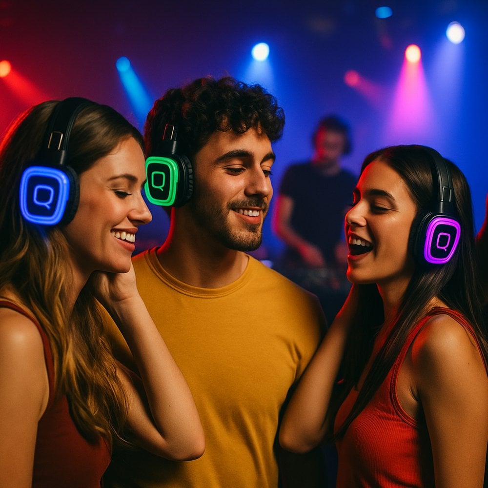 50 Way Silent Disco Headphones Bundle