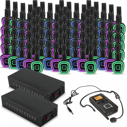 100 Way Silent Disco Headphones BTX Bundle
