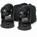 Pair of Gobo Beam 100W LED Moving Head inc Case