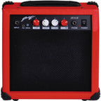 20w Guitar Amplifier with Volume and Feedback Control in Red