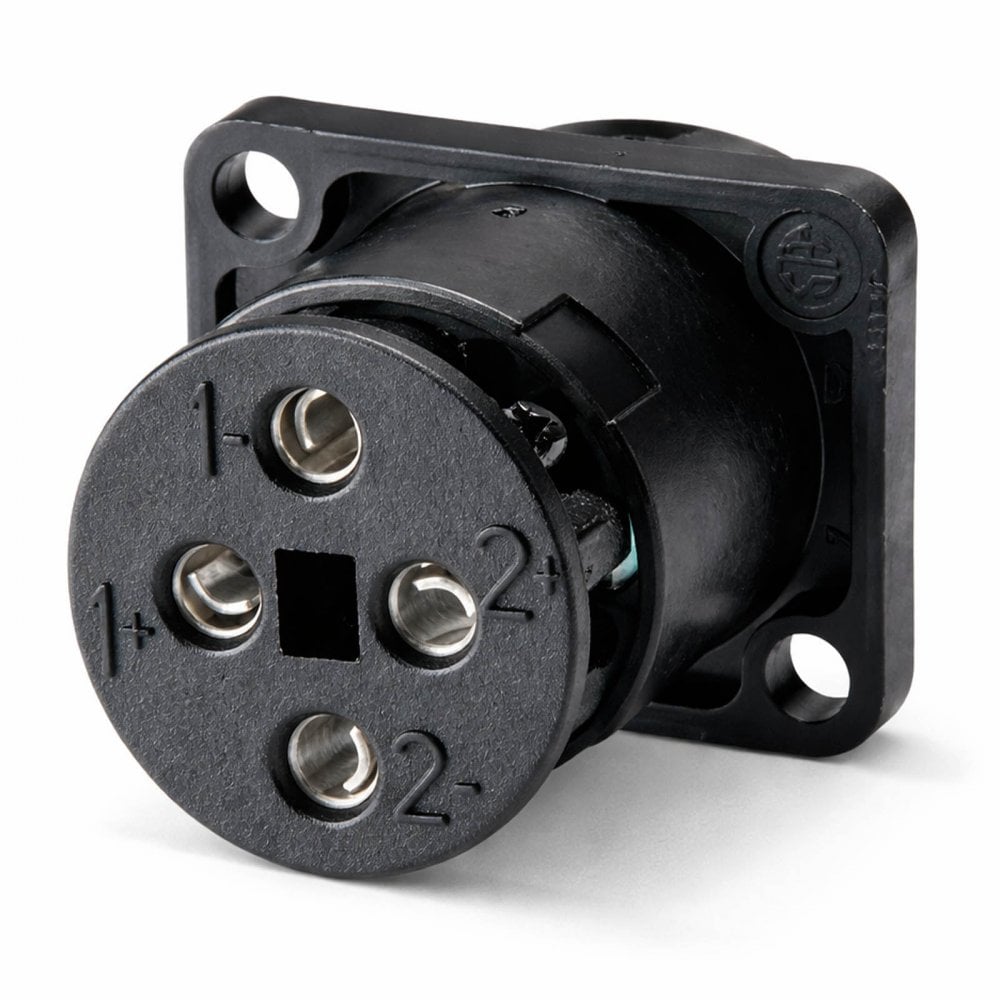NL4MP-ST 4 Pole Male Speakon Chassis Screw Type