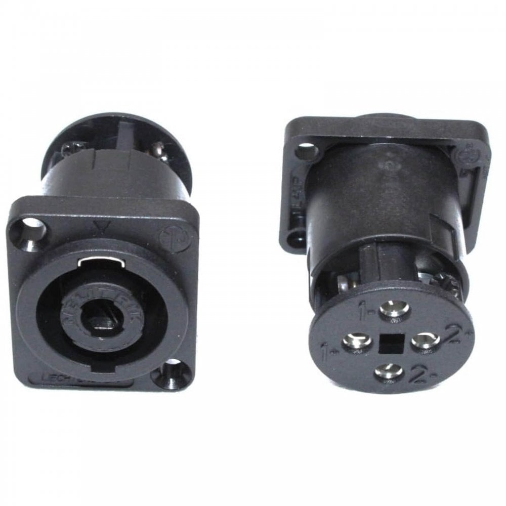 NL4MP-ST 4 Pole Male Speakon Chassis Screw Type