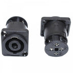 NL4MP-ST 4 Pole Male Speakon Chassis Screw Type