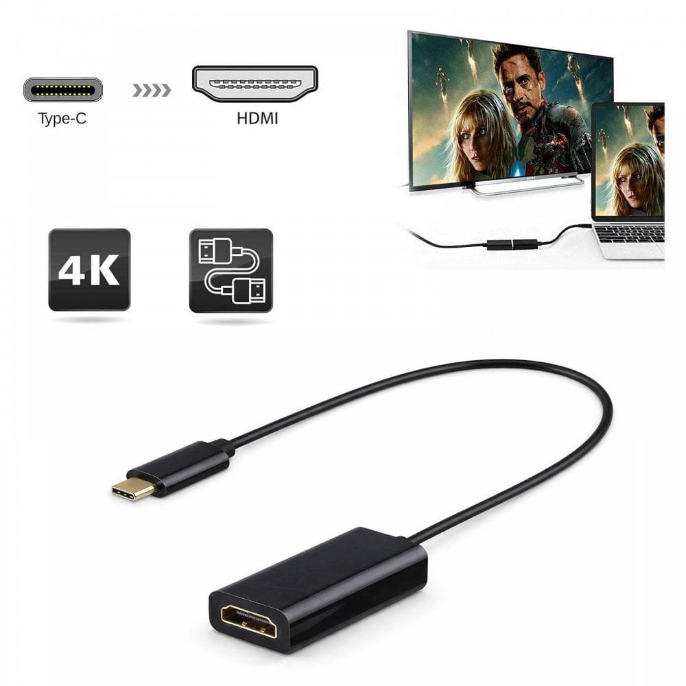 Adaptor Lead USB Type-C Plug to HDMI Socket
