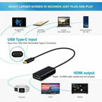 Adaptor Lead USB Type-C Plug to HDMI Socket