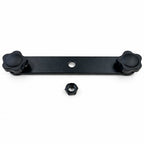 Black Dual Twin Mount Microphone Bar Adaptor