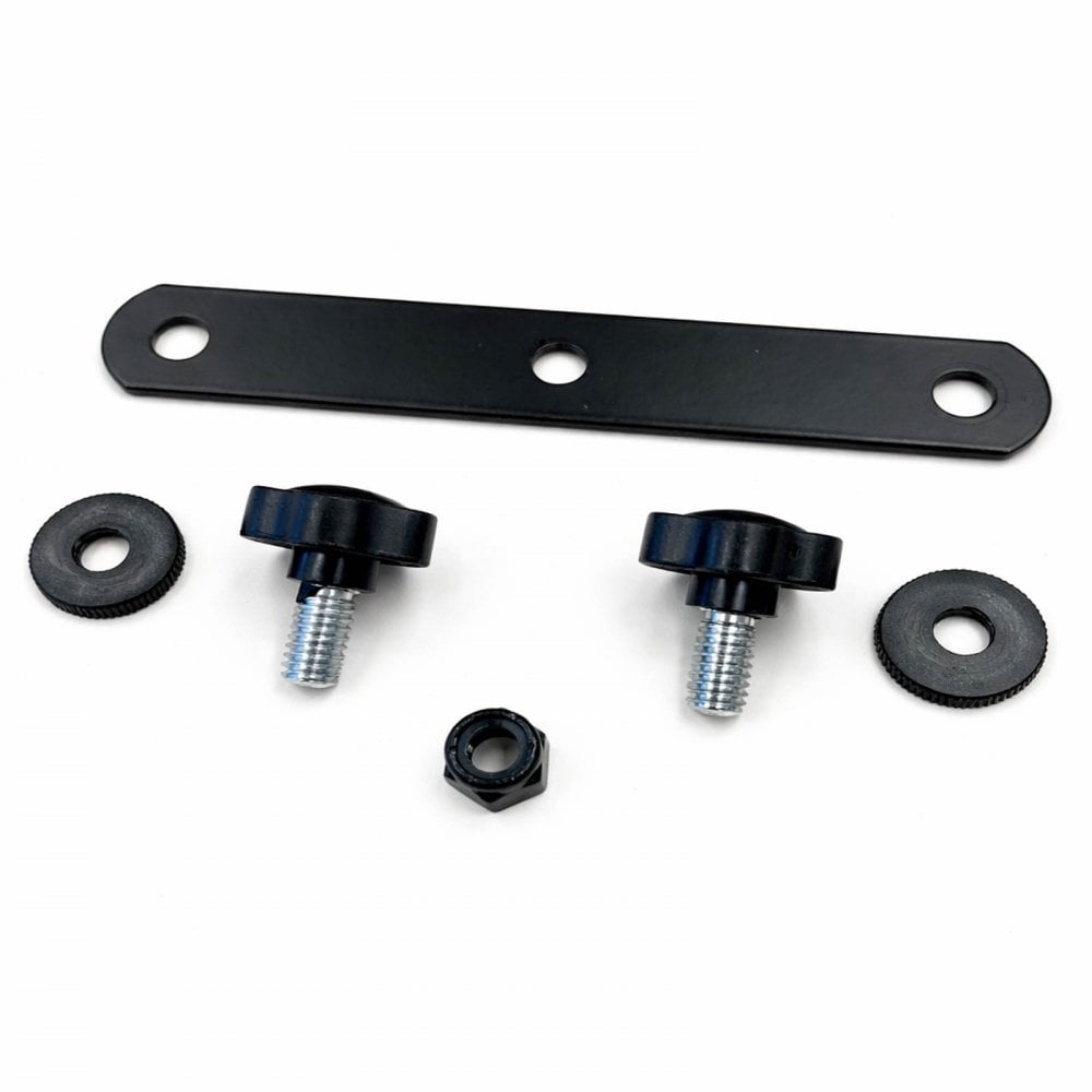 Black Dual Twin Mount Microphone Bar Adaptor