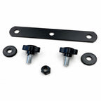 Black Dual Twin Mount Microphone Bar Adaptor