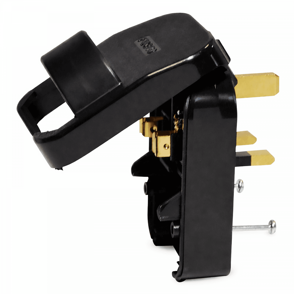 Schuko Earthed Plug Adaptor 13A Euro Socket to UK Plug 13A Fused