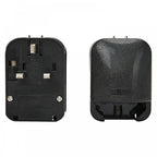 Schuko Earthed Plug Adaptor 13A Euro Socket to UK Plug 13A Fused