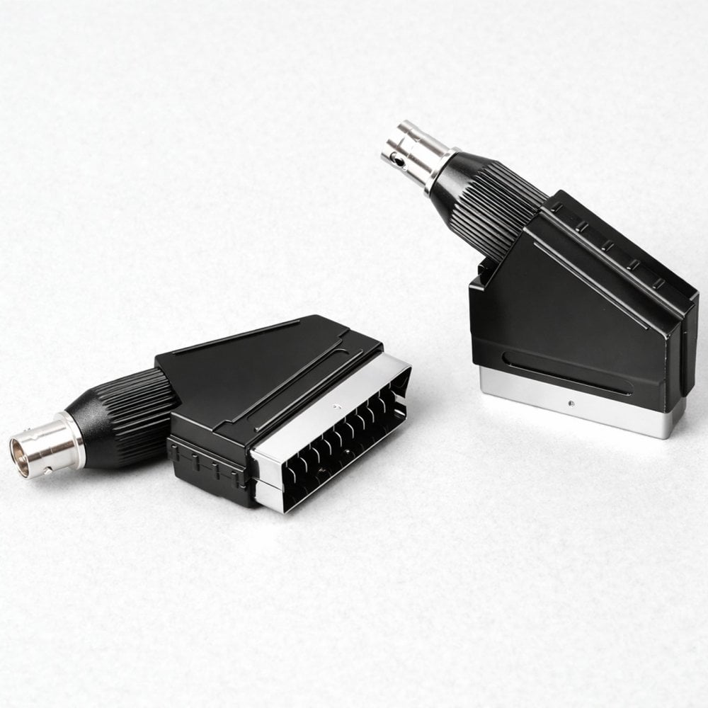 SCART Plug to BNC Socket Adaptor