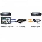 SCART Plug to BNC Socket Adaptor