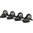 4x Braked Castor Wheels for Racks Cases